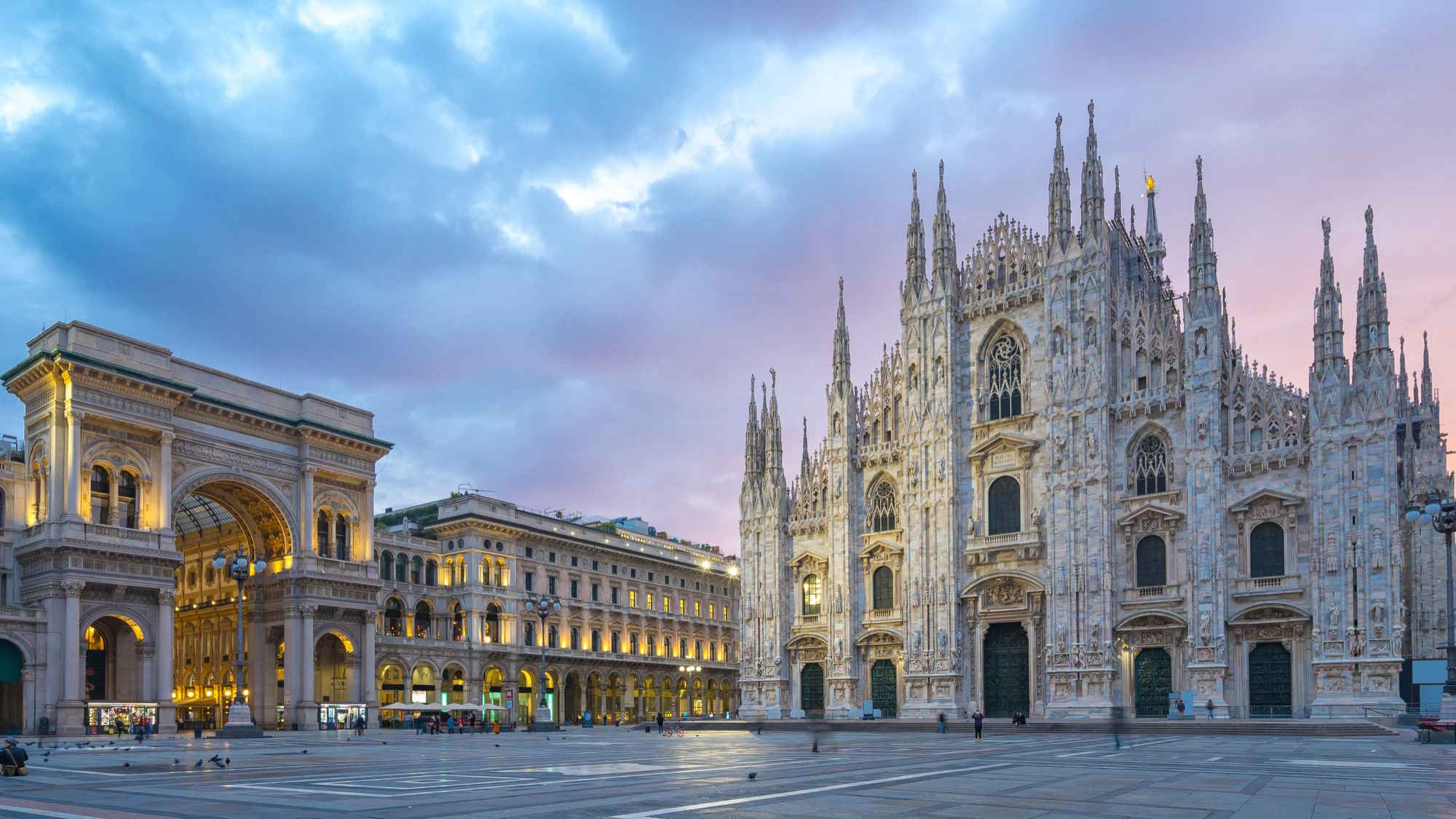 Visite guidate a Milano: vista della piazza del Duomo di Milano